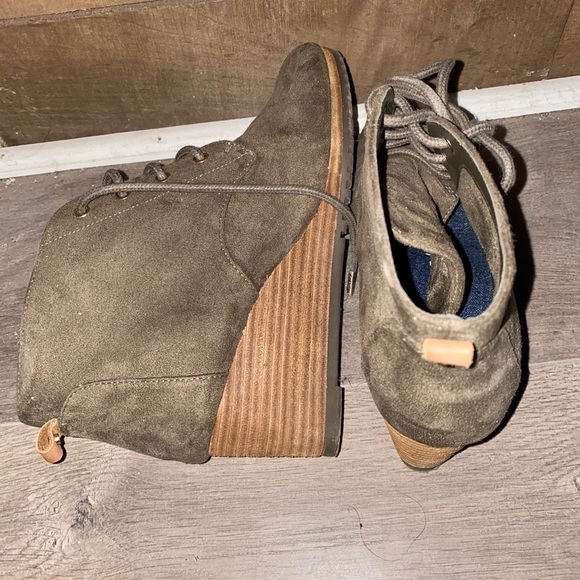 Dr. Scholls wedge booties Forest Green - Picture 5 of 6